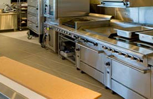 New restaurant kitchen equipment layout