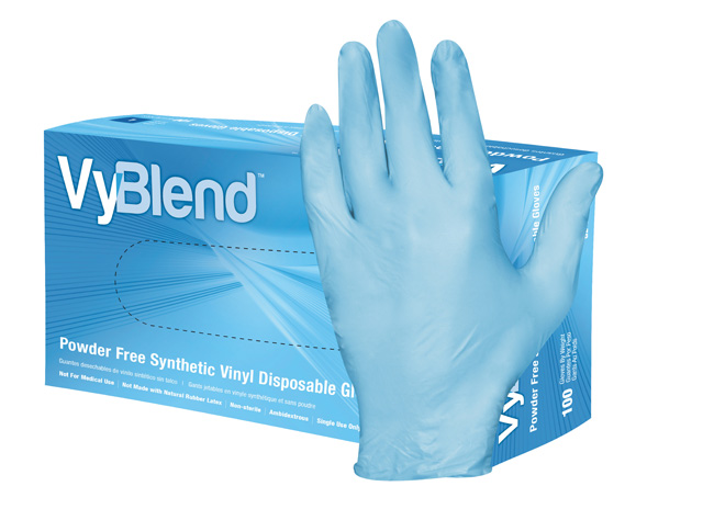 Hospeco Brands Group VyBlend Synthetic Vinyl Gloves PR Image 6.24.21